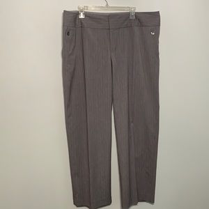 Gray Trousers with Blue Pin stripe